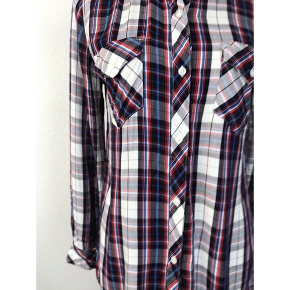 Rails Multicolor Plaid Button Down Top - Picture 7 of 12